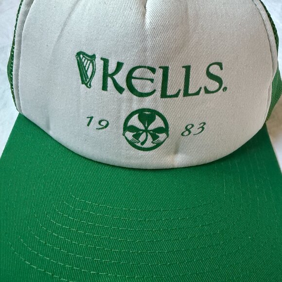 Vintage Kells trucker hat, 1983, green/white, OS, snapback - Picture 2 of 4